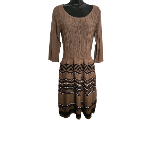 Lighweight knit midi dress - Picture 1 of 7